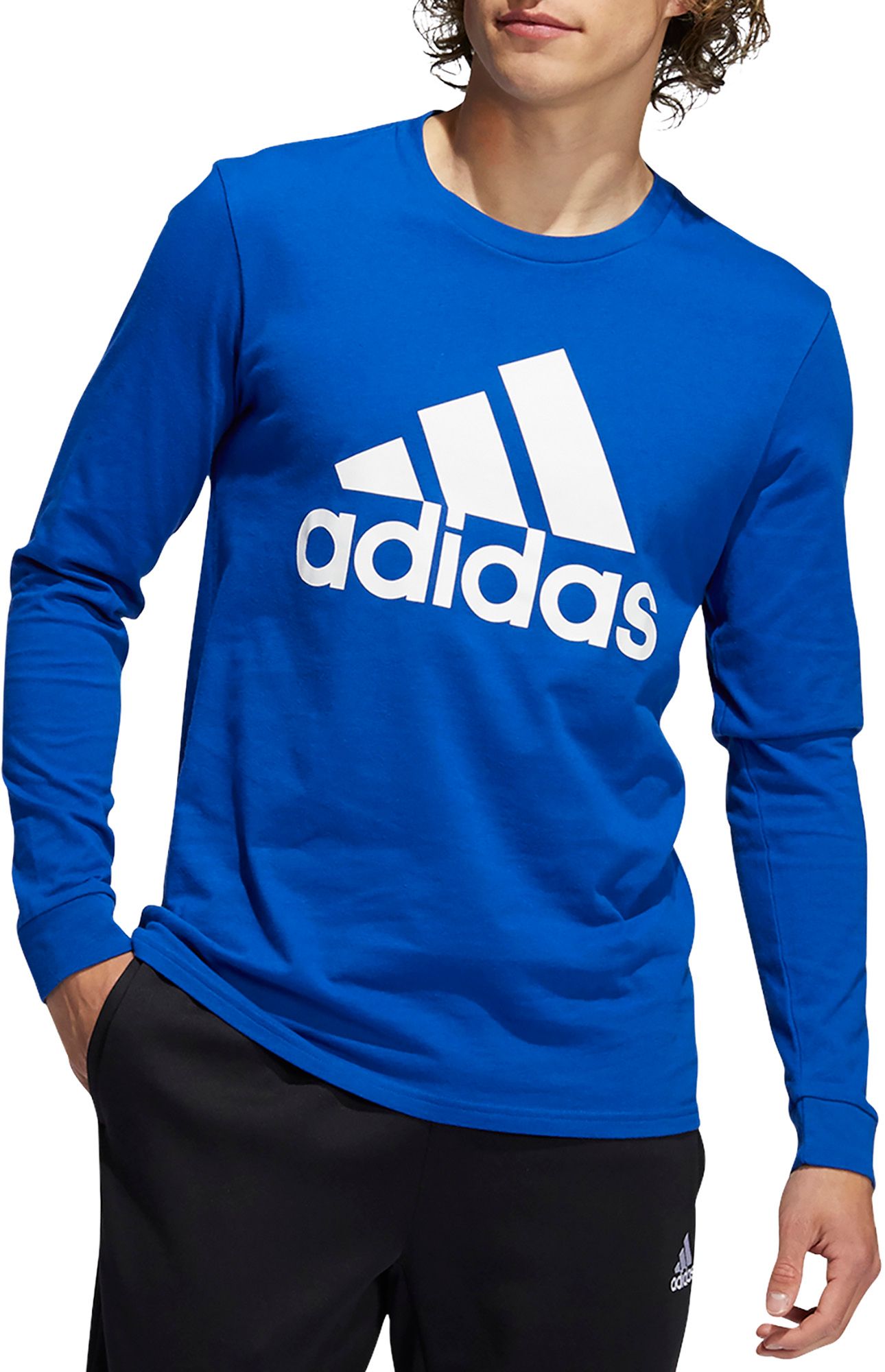 men's purple adidas shirt