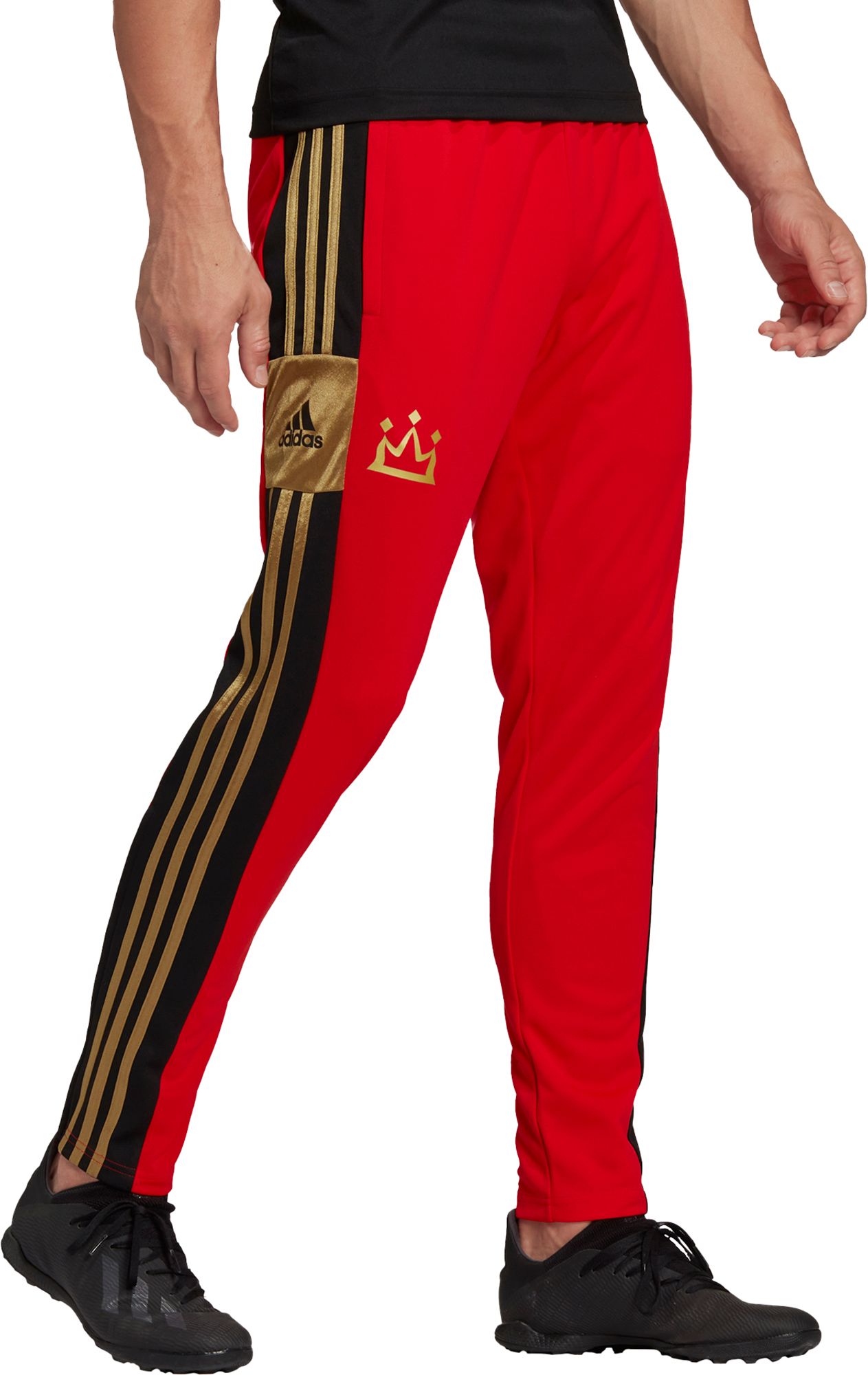 red adidas sweatpants men