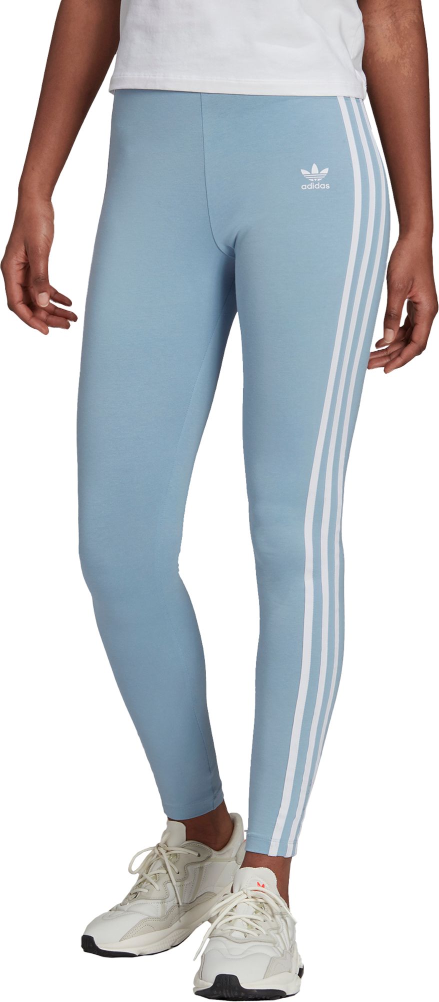 adidas pants light blue