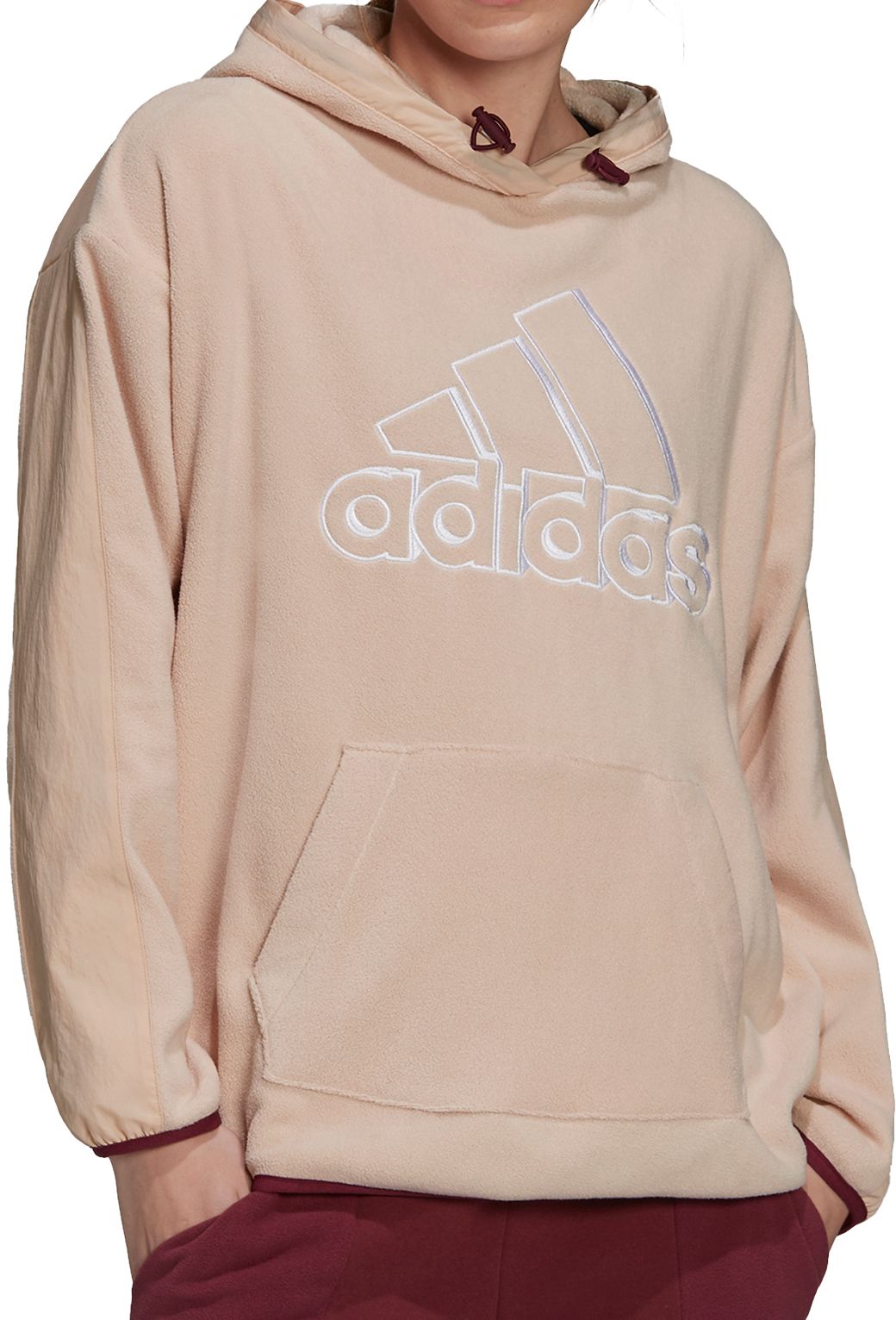 pink adidas sweater womens