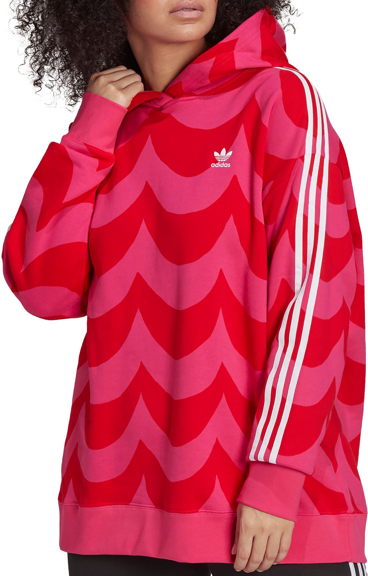 womens red adidas jumper