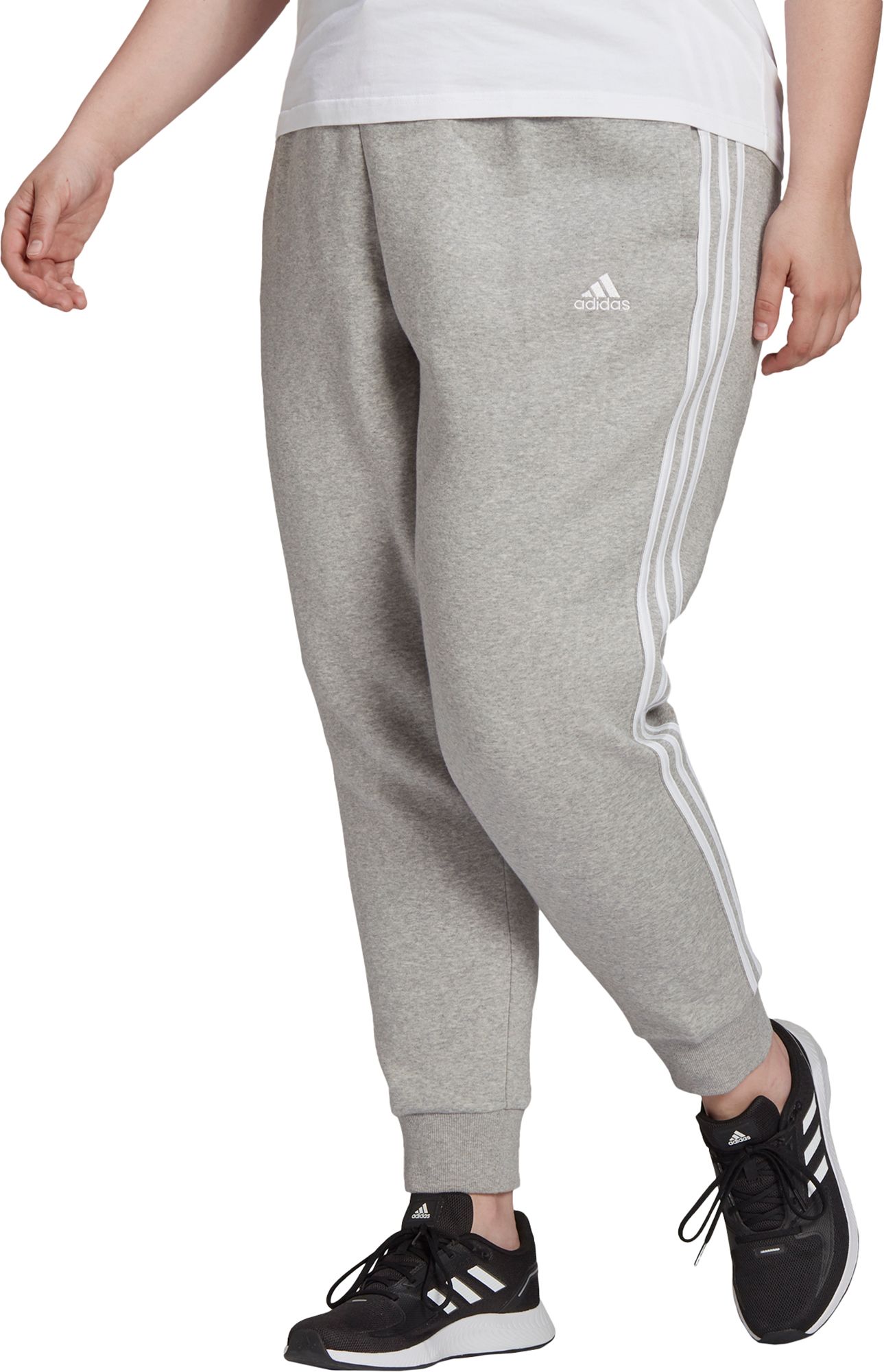 adidas Women s Essentials Fleece 3 Stripes Pants Dick s Sporting Goods