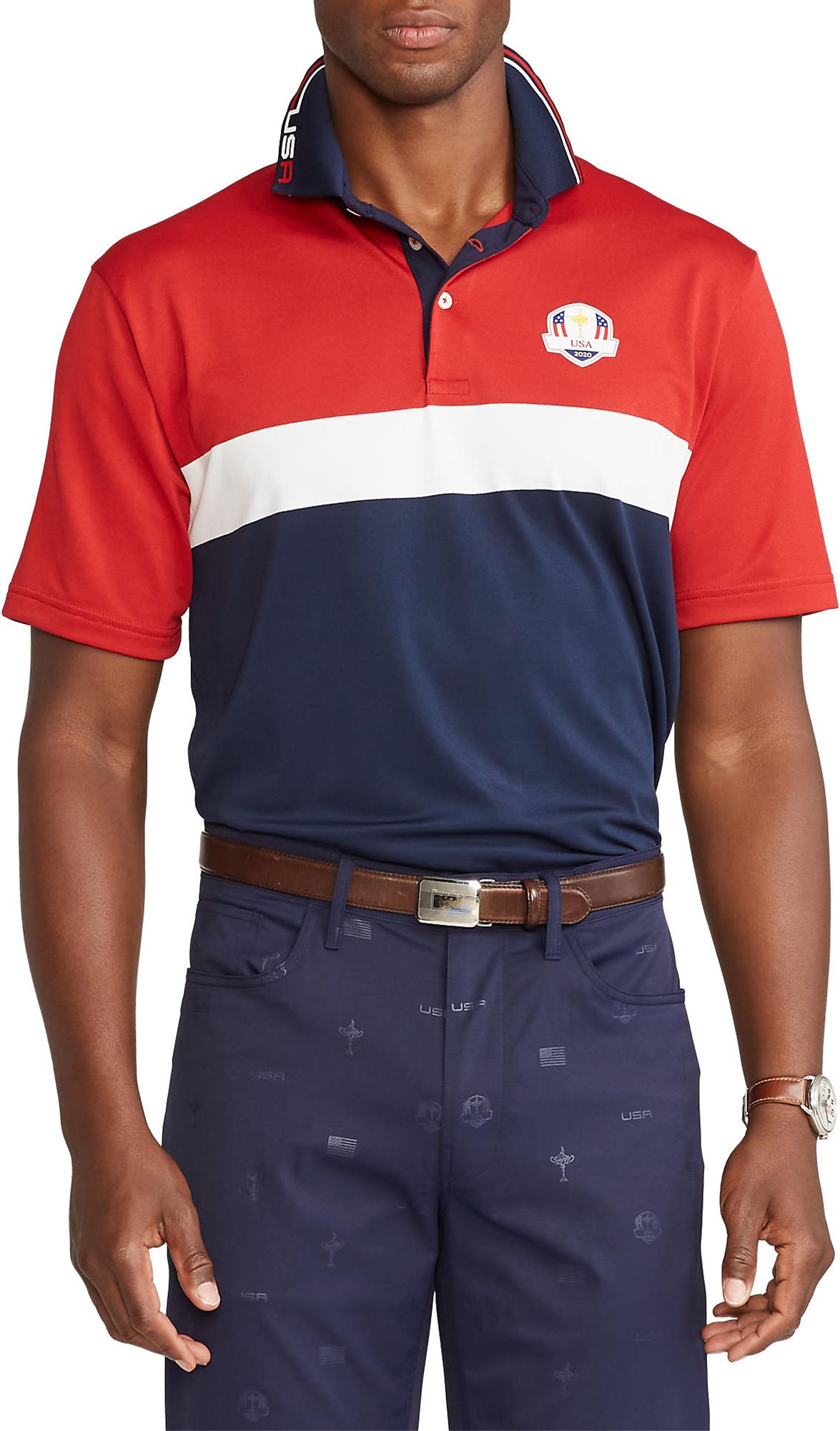 RLX Men's U.S. Ryder Cup 2020 Classic Fit Golf Polo | Golf
