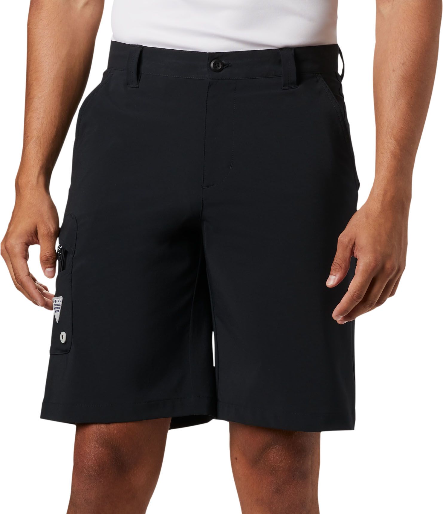 Columbia Men s PFG Terminal Tackle Shorts 40 Black Cool Grey