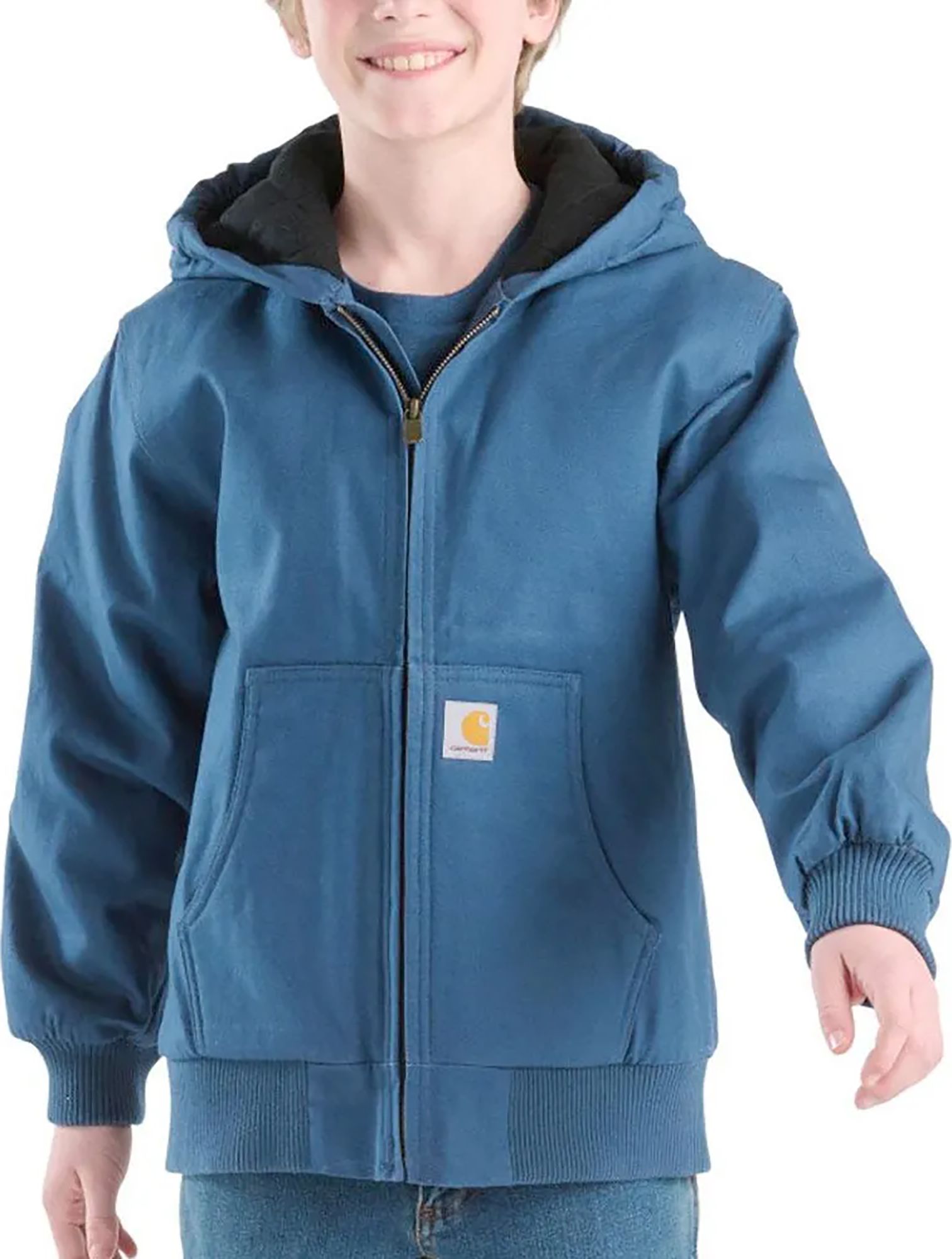 Carhartt Boys' Canvas Insulated Hooded Active Jacket | Dick's