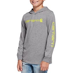 Carhartt Boys' Knit Long Sleeve Hoodneck T-Shirt 