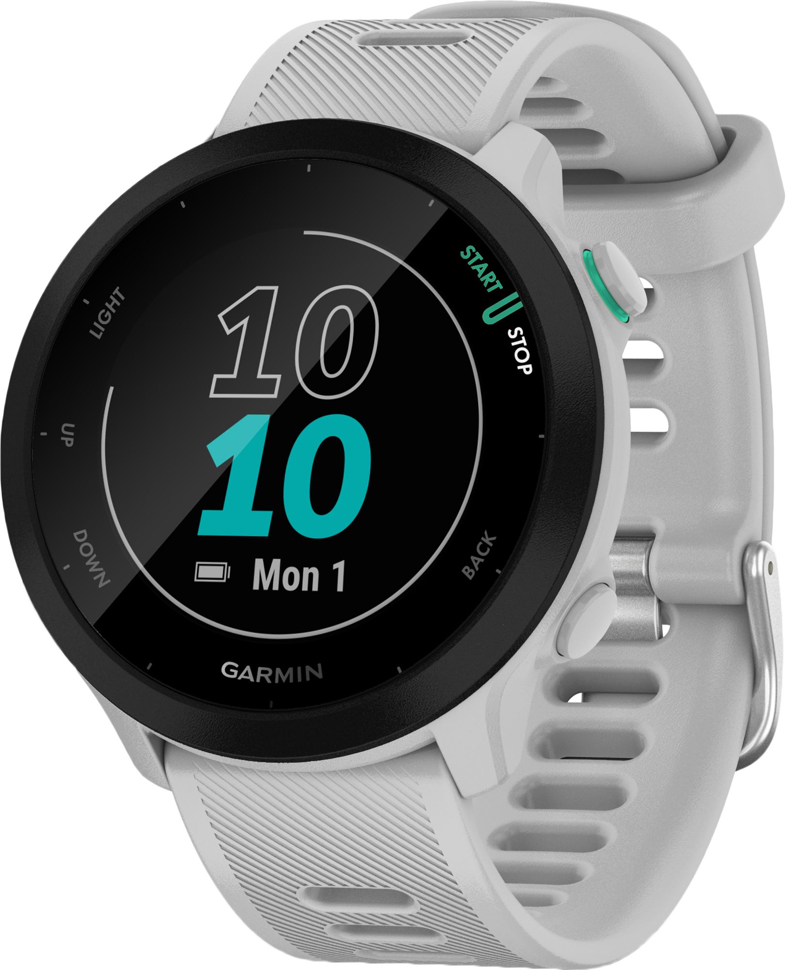Garmin Forerunner 55 GPS Smartwatch, White Garmin Forerunner 55 GPS Smartwatch, White