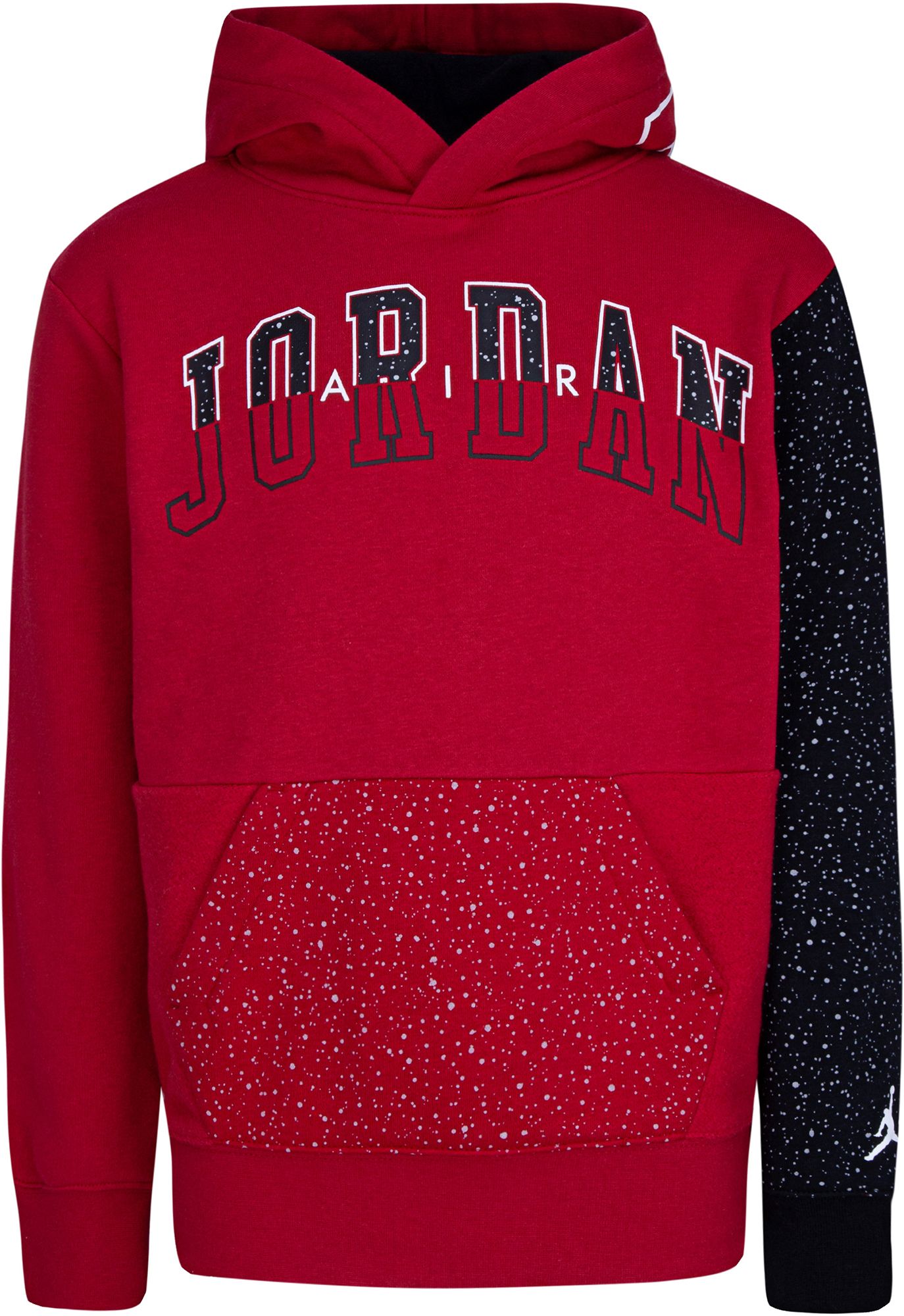 boys red jordan hoodie