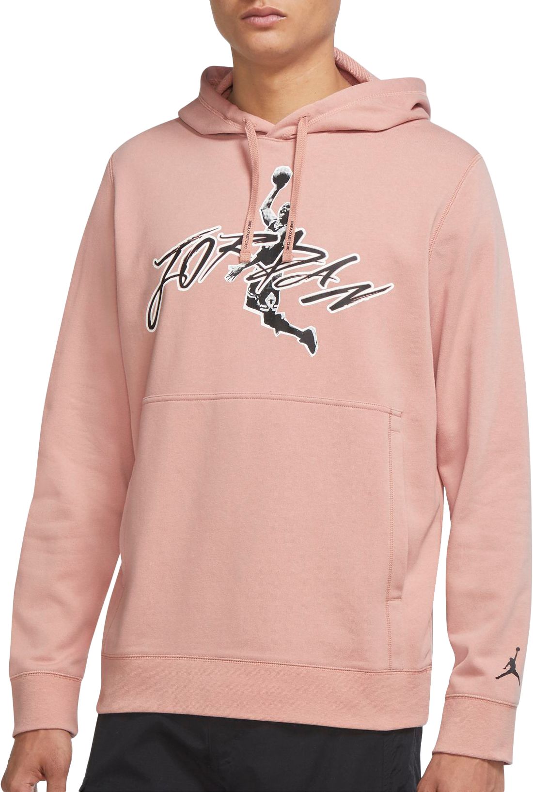 womens pink jordan hoodie