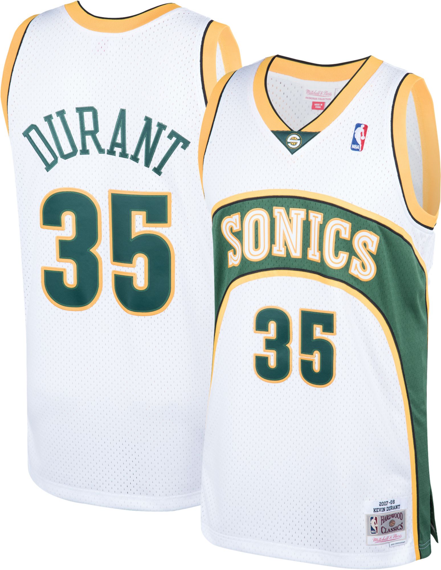 kevin durant warriors throwback jersey