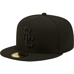 New Era Men's USC Trojans Black Tonal 59Fifty Fitted Hat | DICK'S 
