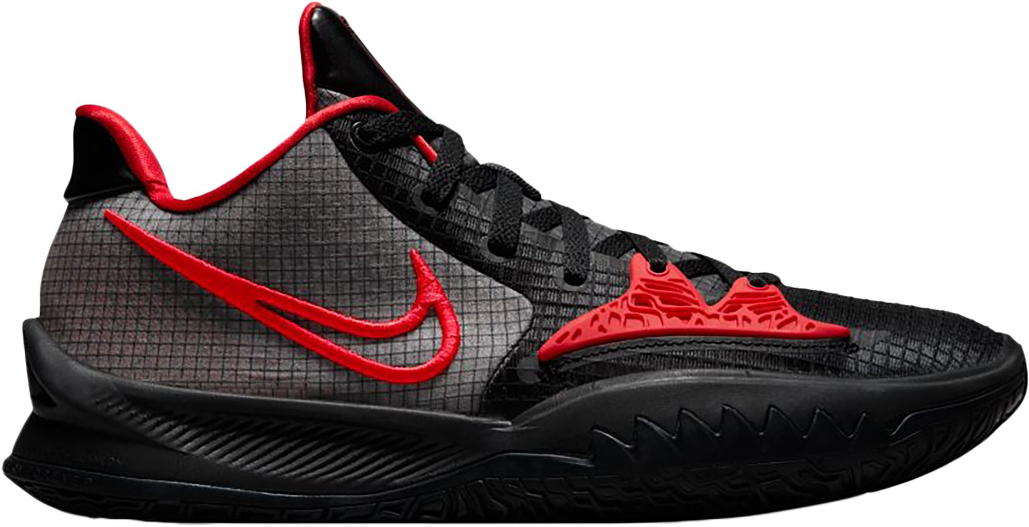 kyrie irving shoes black red