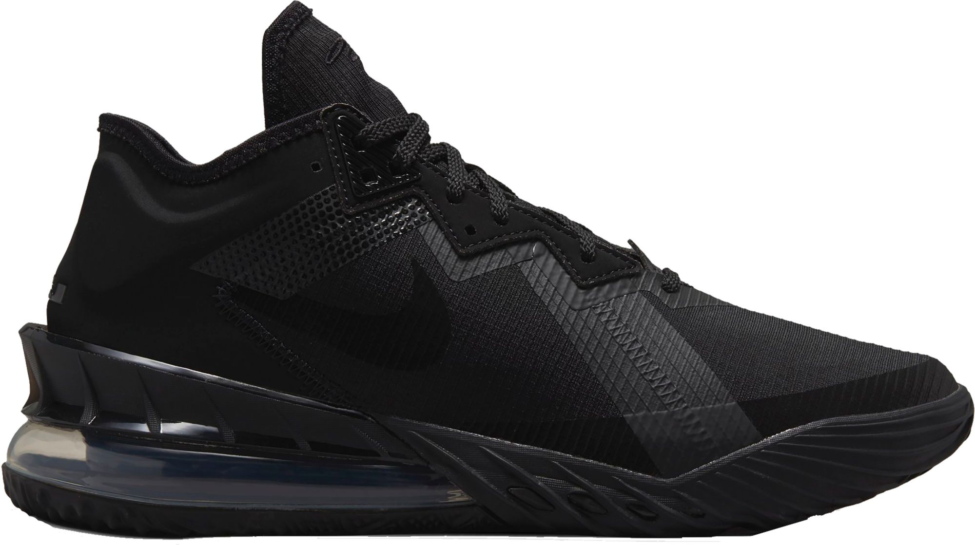 all black high top lebrons