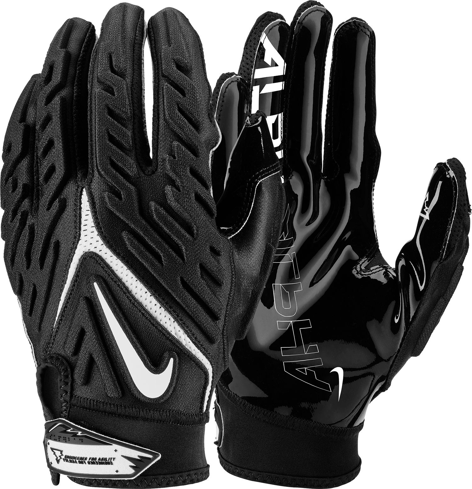 red and black nike gloves