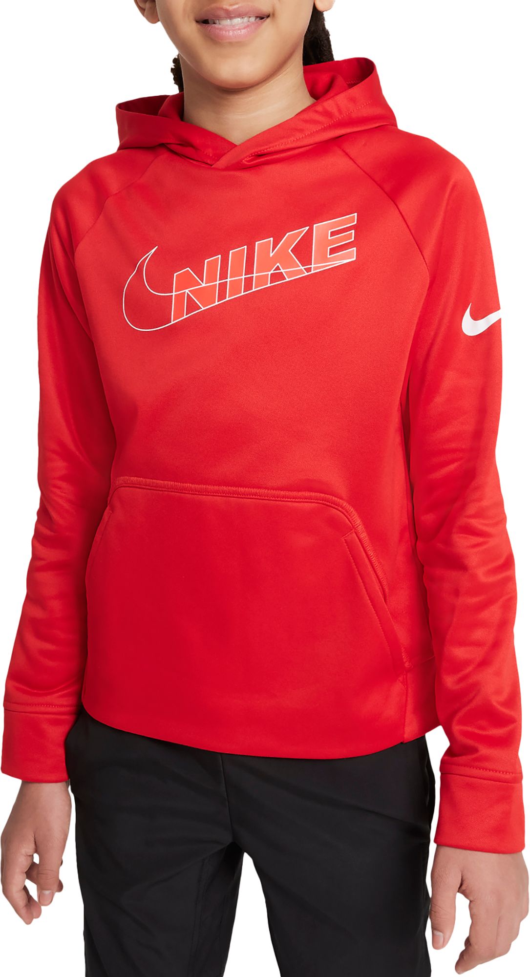 nike red zip up