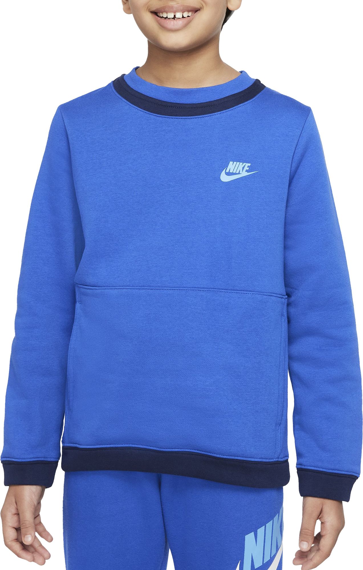 navy nike sweater