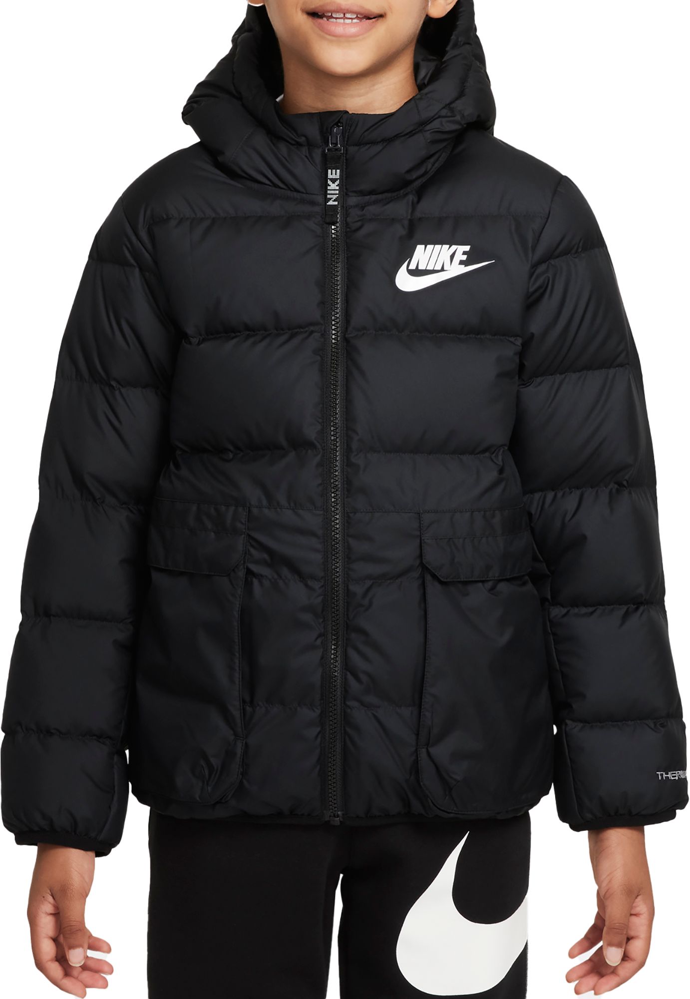 white nike jacket zip up