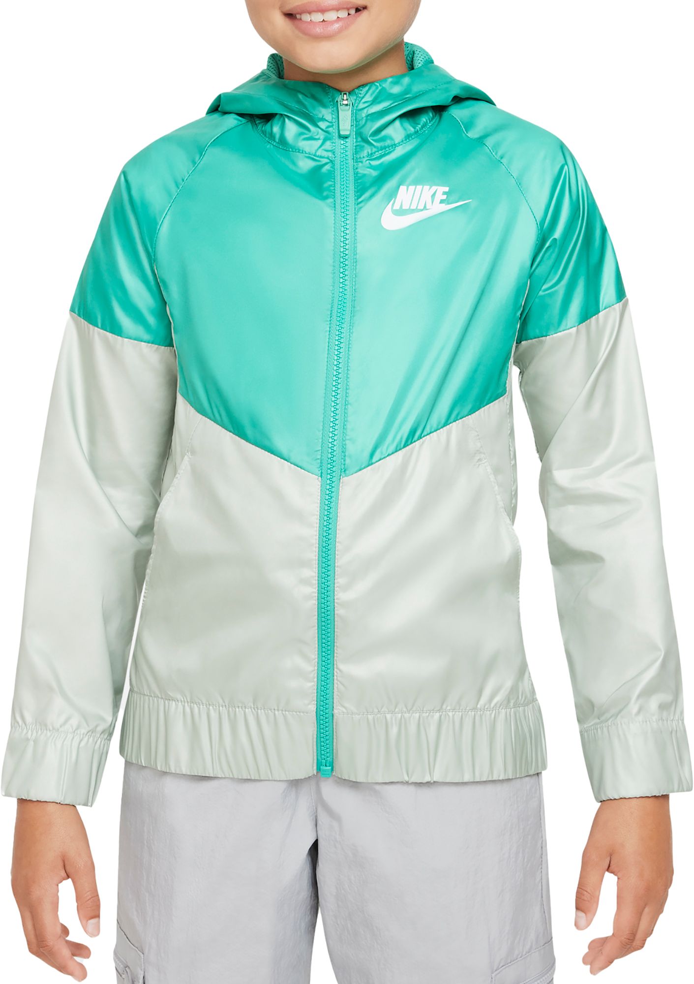 lime green nike jacket