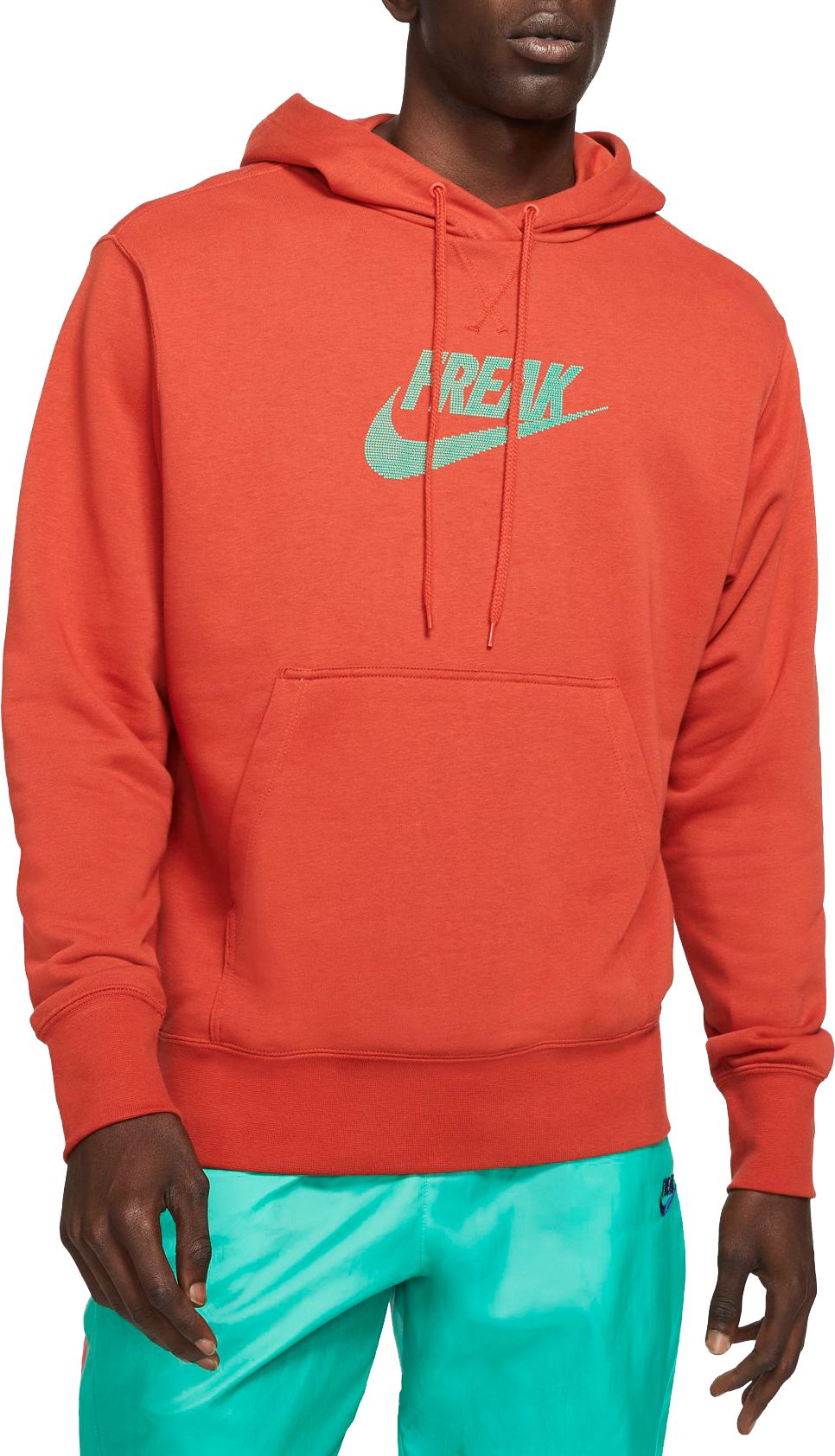 orange nike sweatshirt