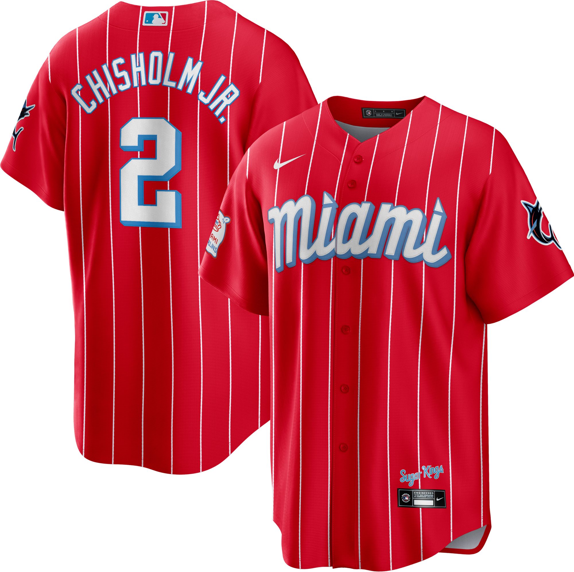 pinstripe marlins jersey