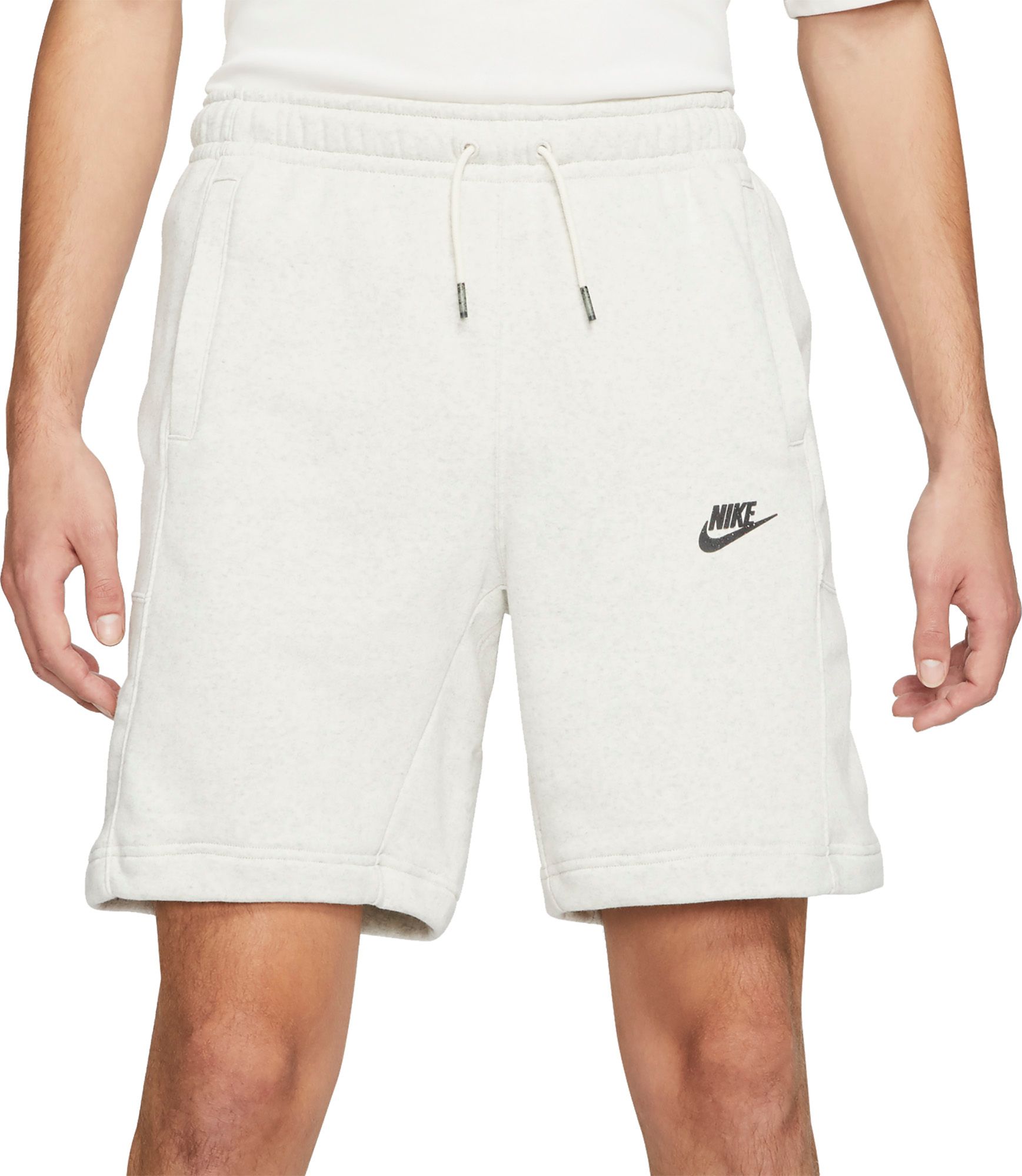 black nike sweat shorts mens