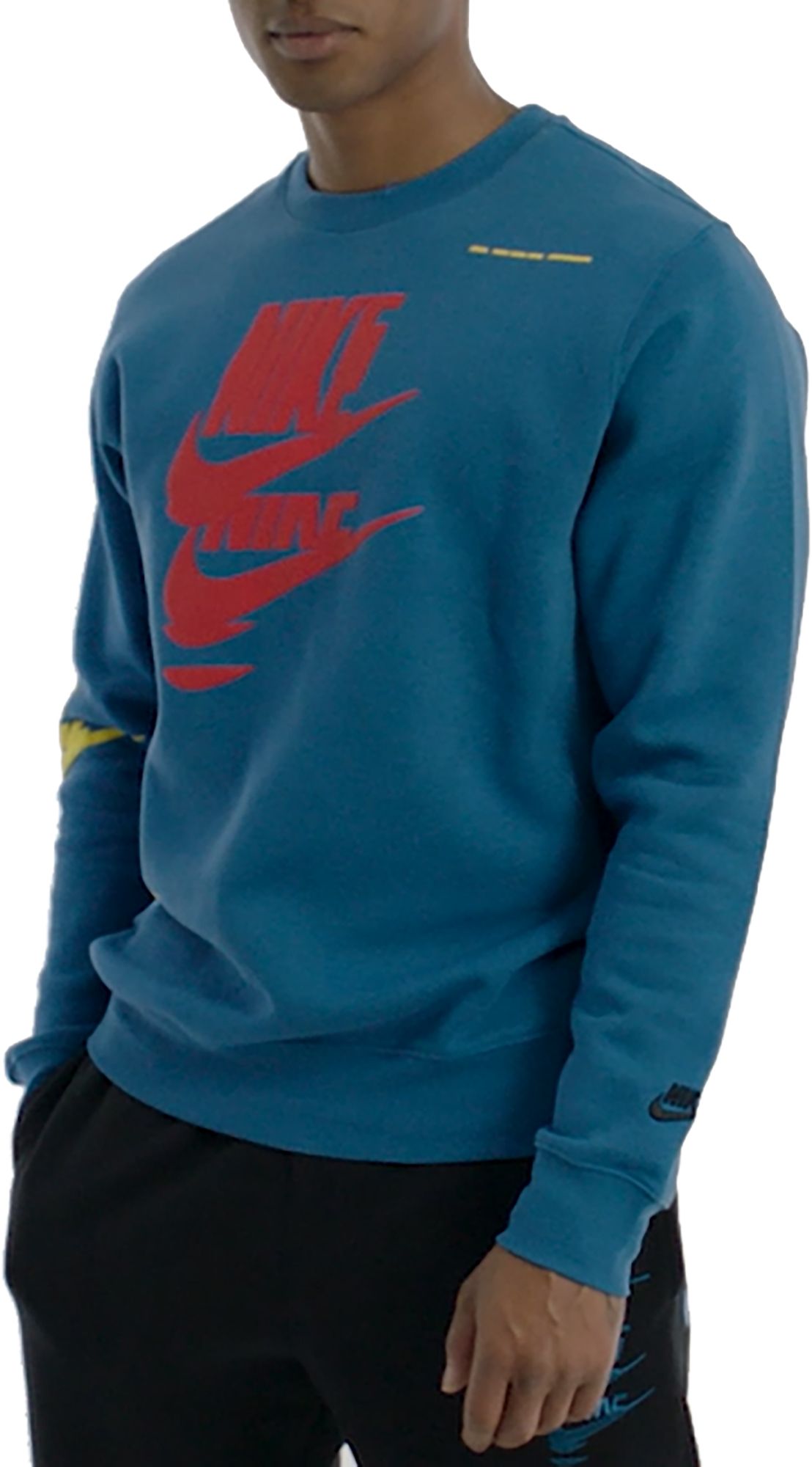 light blue nike crew neck