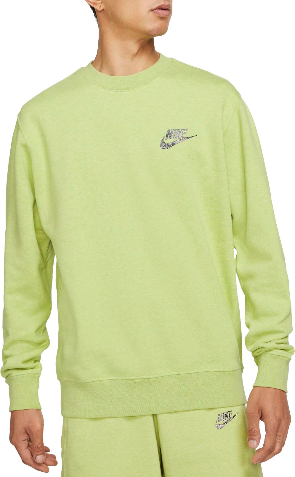 neon green nike sweatshirt