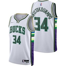 Young Men Fans Jersey Breathable and Abrasion Resistant Embroidery Color : Bucks 34, Size : S YNES Basketball Jersey for Men