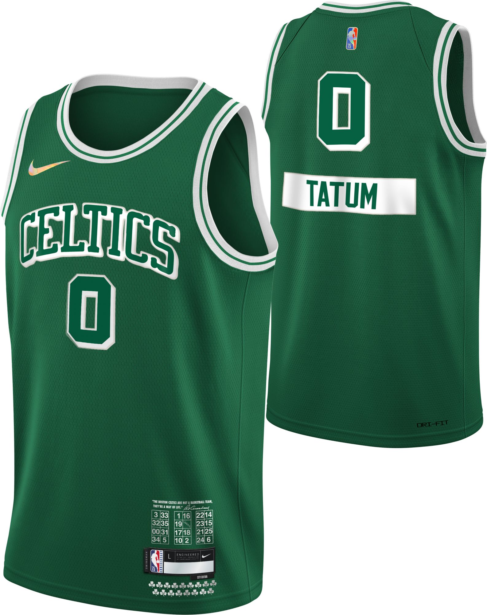 jayson tatum mens jersey