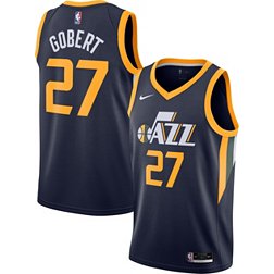 Nike Men's Utah Jazz Rudy Gobert #27 Navy Dri-FIT Icon Edition 