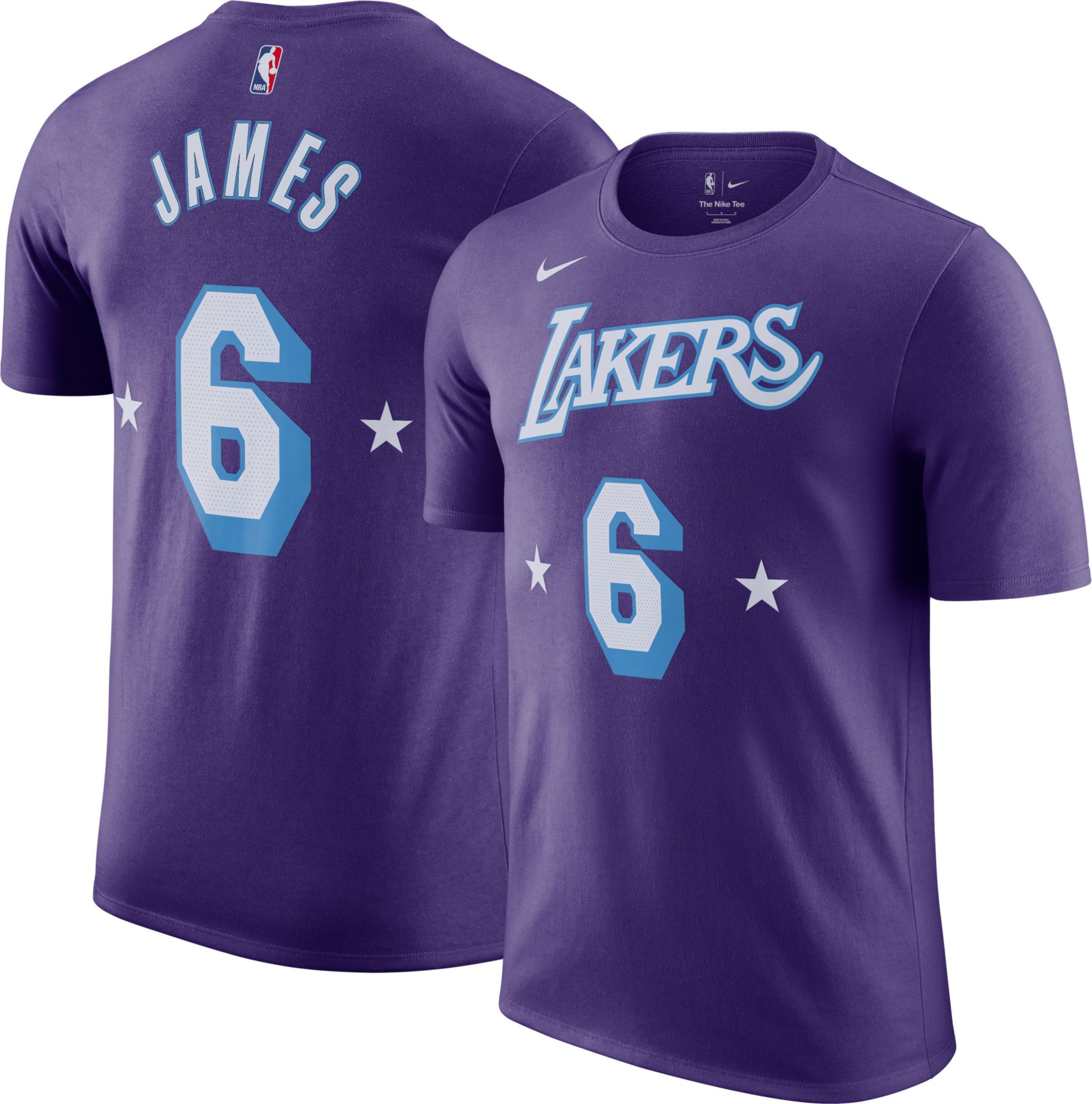 lakers nike t shirt