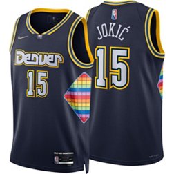 Nikola Jokic #15 Denver Nuggets Basketball Trikots Jersey City Edition Rot--#!@ 
