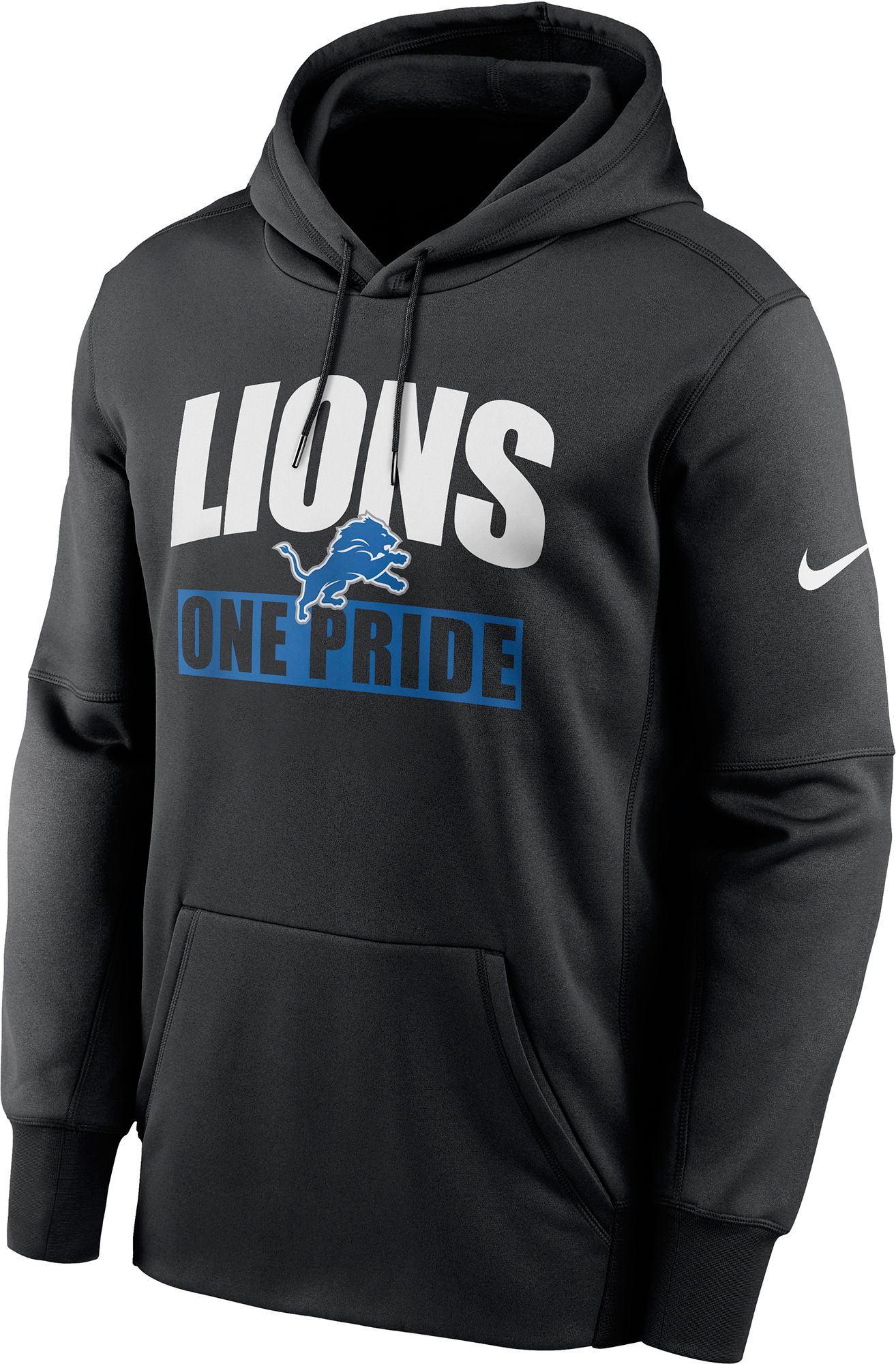 Nike Men s Detroit Lions Hometown Black Therma FIT Hoodie Dick s Sporting Goods