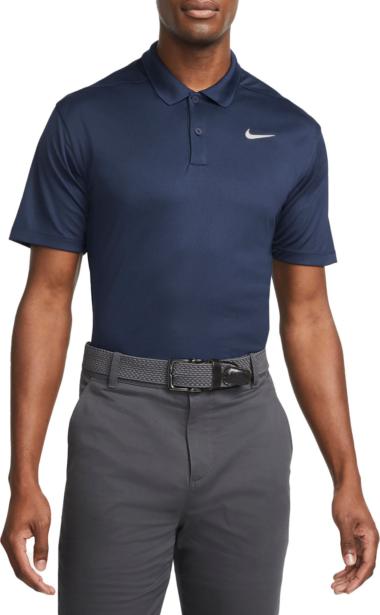 NIKE GOLF Dri-FIT ポロシャツ XXL ネイビー Nike Men's Dri-FIT Victory Solid Golf Polo | Golf Galaxy