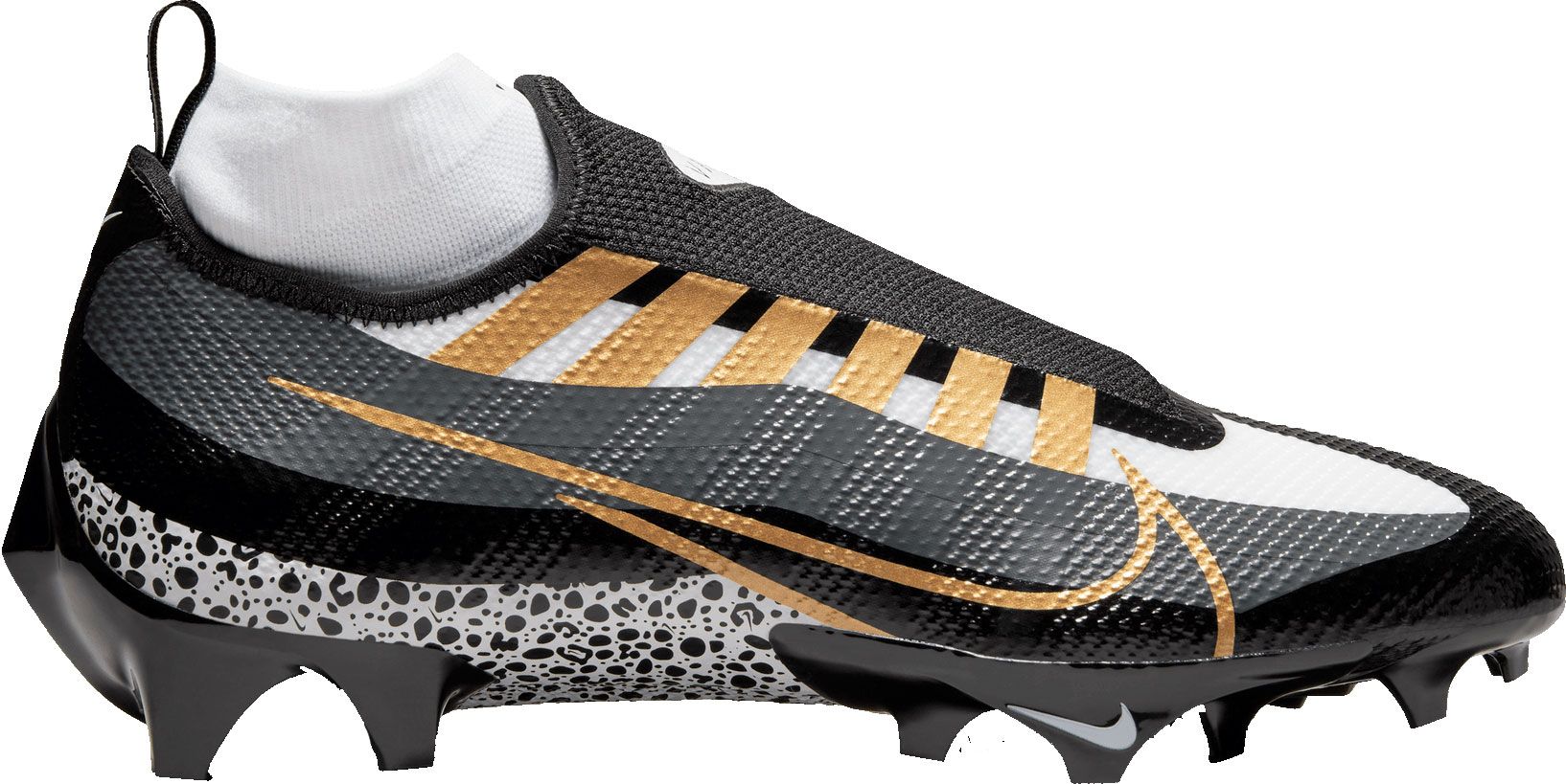 nike gold and black football cleats