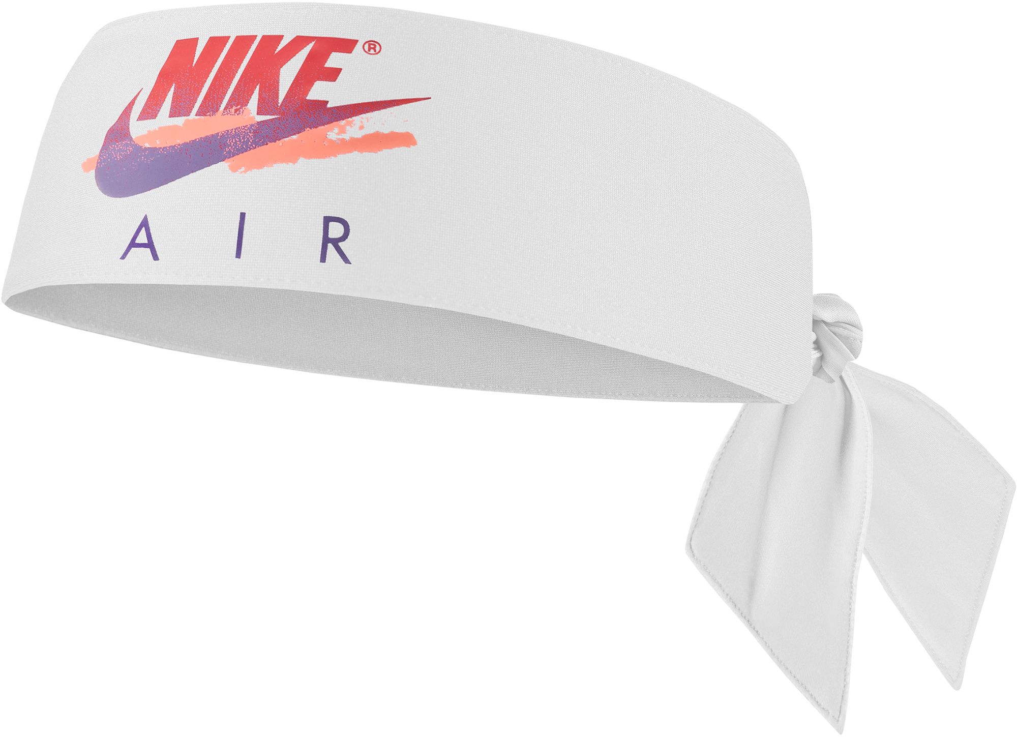 white nike tie headband