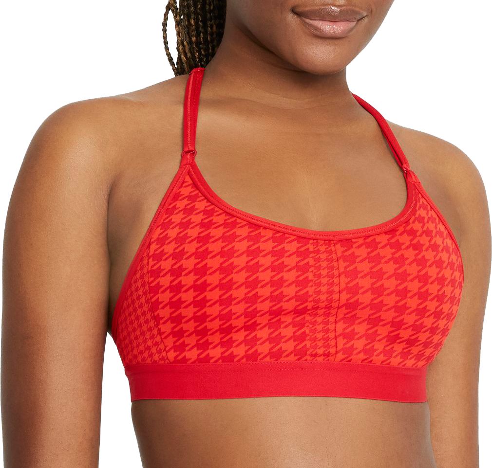 nike red sports bra