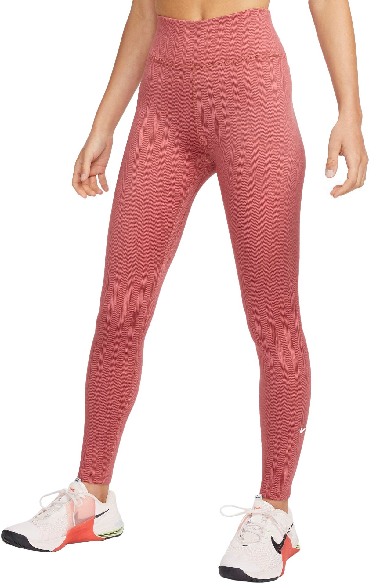 pink nike leggins