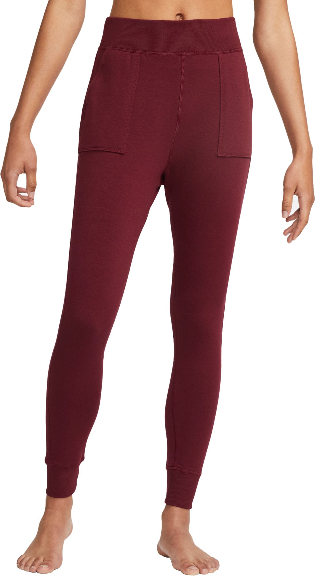 red nike leggings womens