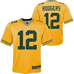 Packers #12 Aaron Rodgers Nike Home Elite Player Jersey 48 Green