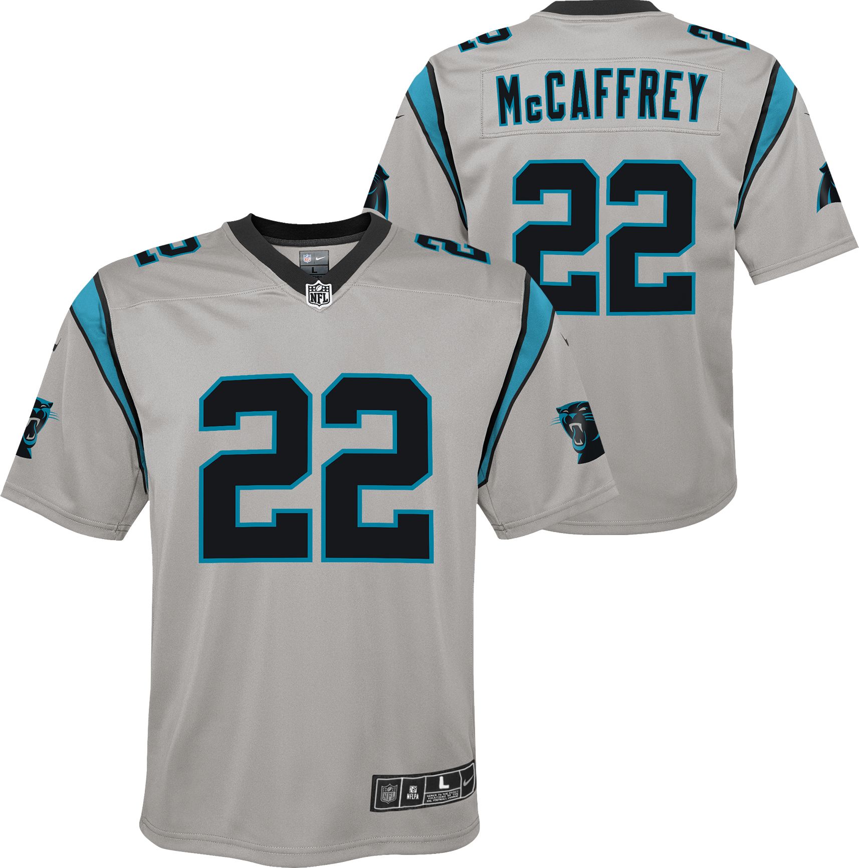 Carolina Panthers Nike Game Road Jersey - White - Cam Newton - Youth