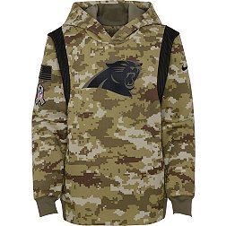 HS-MANWEI Carolina Panthers Pullover Rugby Sports Fans Fans Polyester Langarm-Kapuzenshirt Army Green Salute Ausgabe Olive Top,S160~165cm