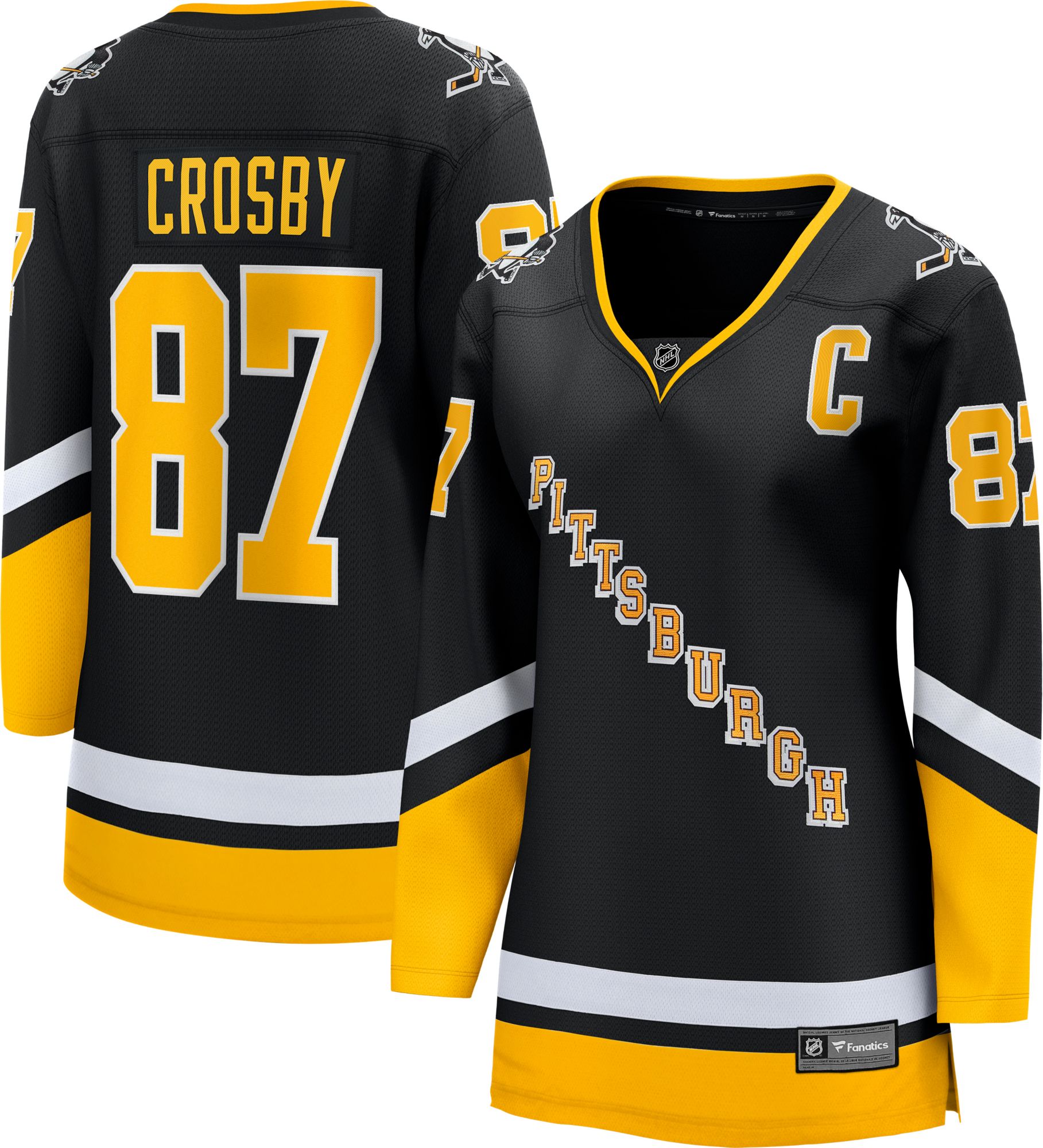 Sidney Crosby Pittsburgh Penguins Adidas Black Jersey