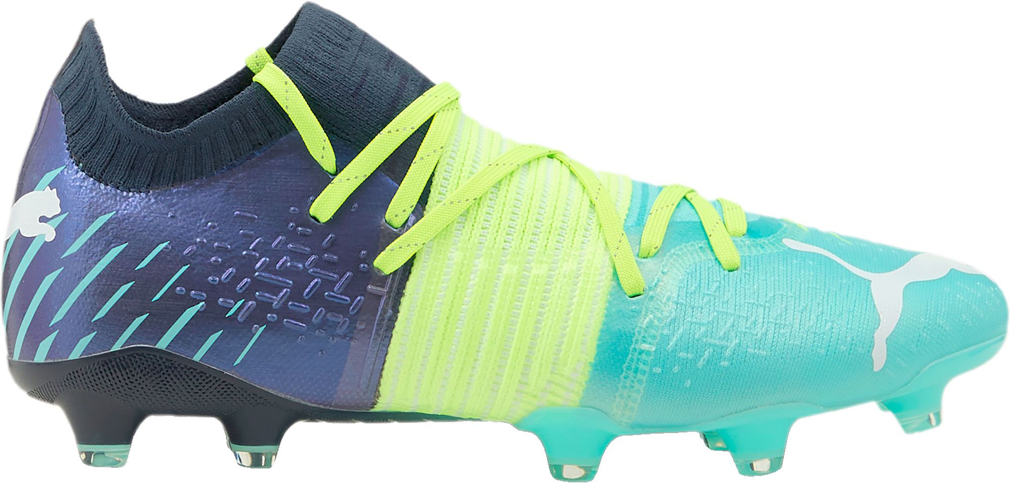 light blue cleats