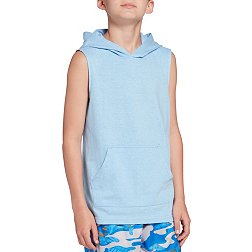 Kids Boys Sleeveless Hooded Hoodie Casual Zipper Sweatshirt Gilet Jacket Jumper Top