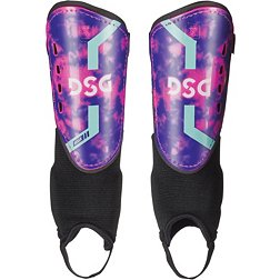 Middle Luwint Youth Soccer Padded Shin Guards with Ankle Sleeves Protective Gear 1 Pair