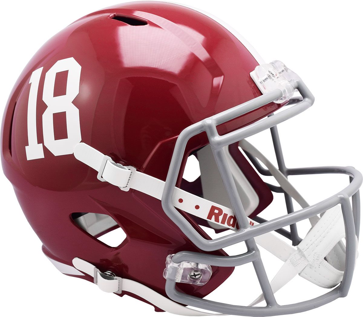 alabama signed football helmets Authentic Speed Easy to wear with a butterfly clutch pin back Durable Alabama Crimson Tide Mini Helmets