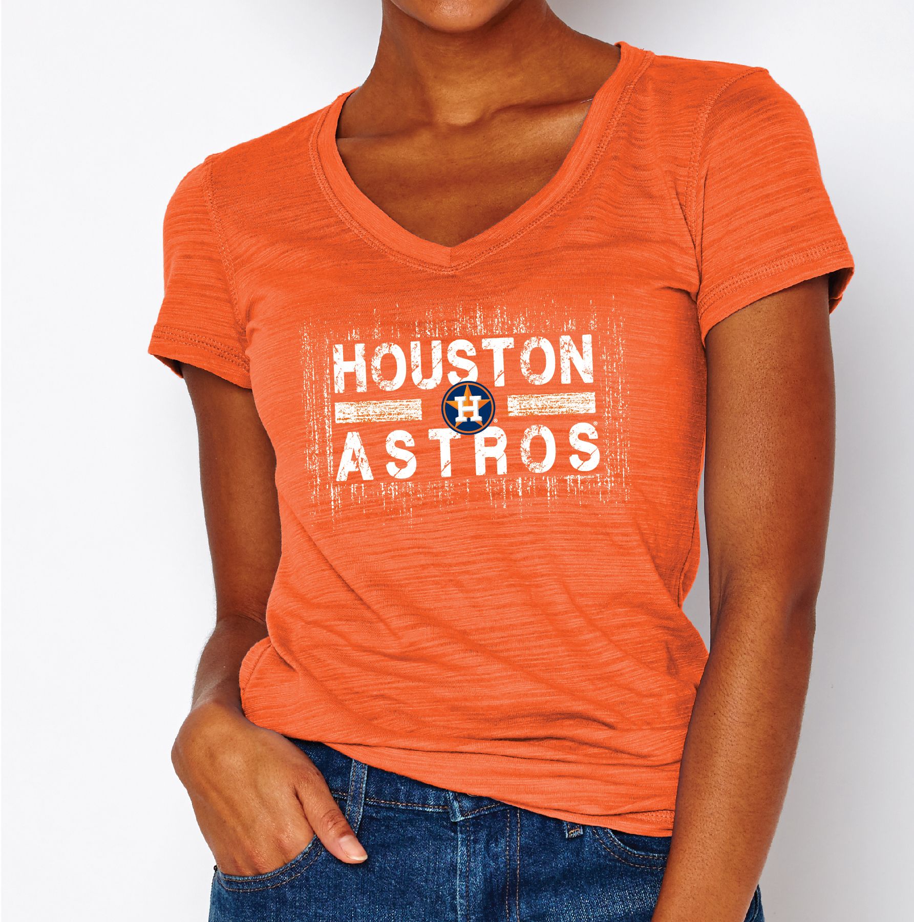 women's astros jersey orange