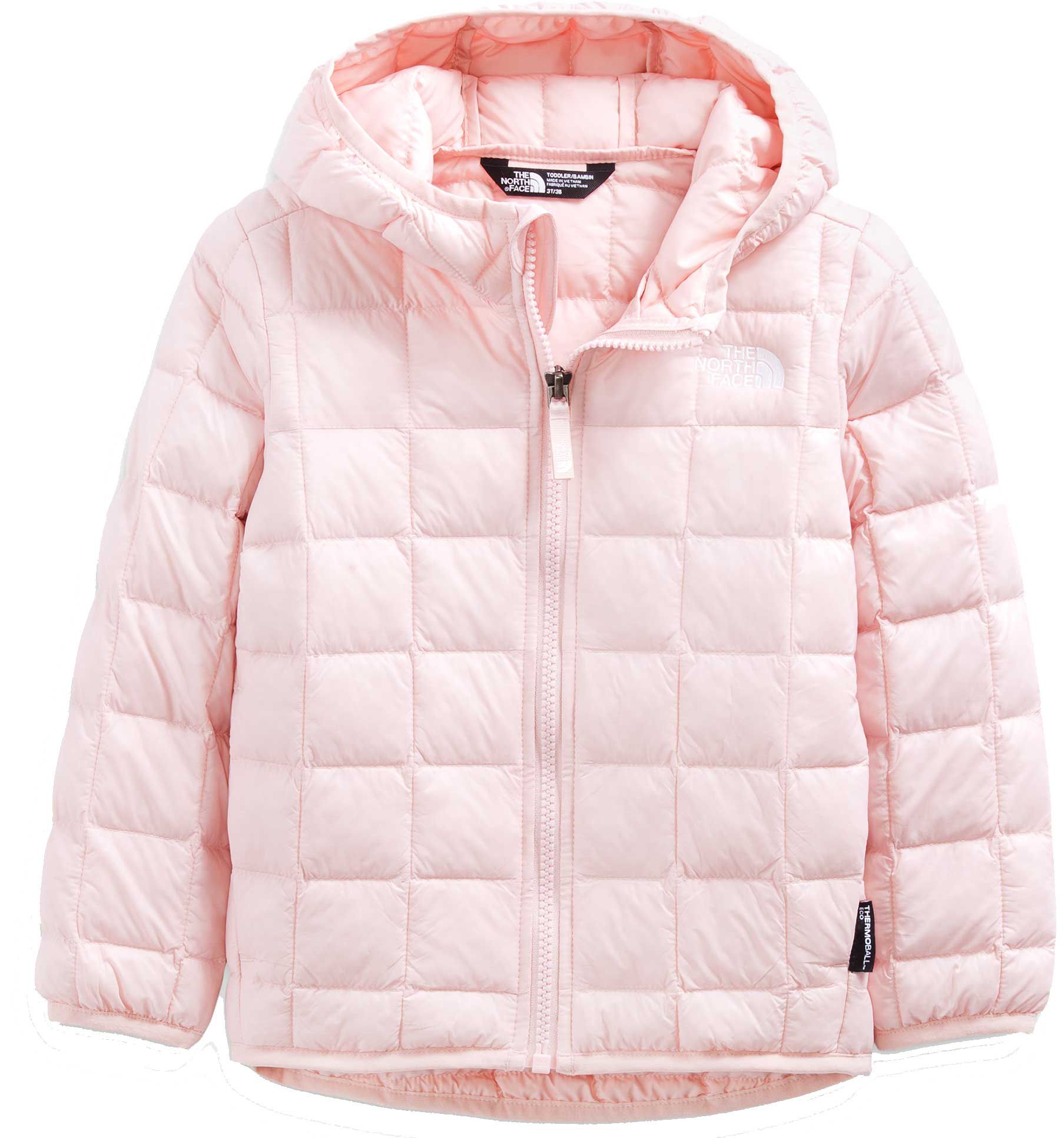 pink winter jacket