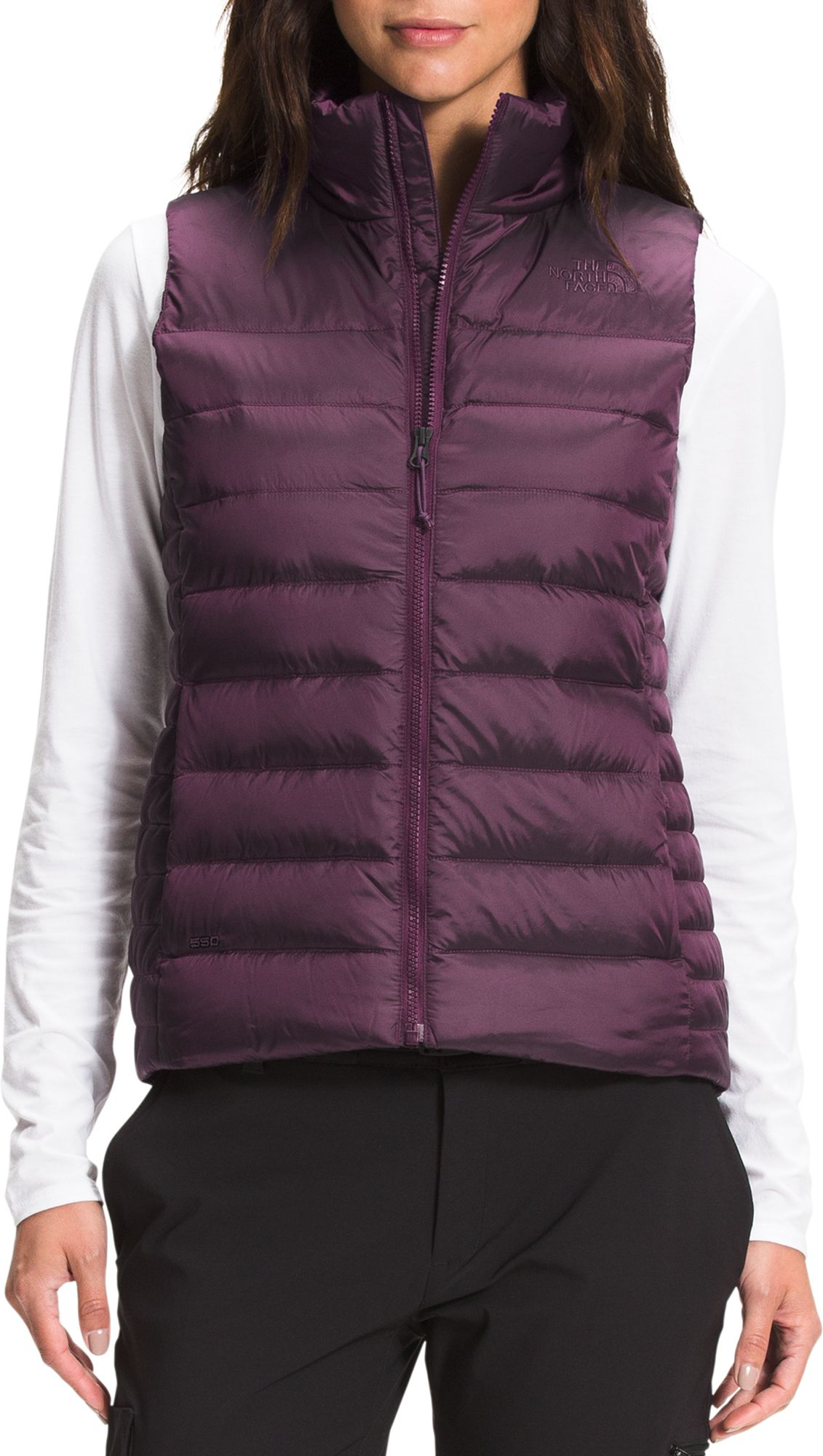 womens burgundy north face jacket